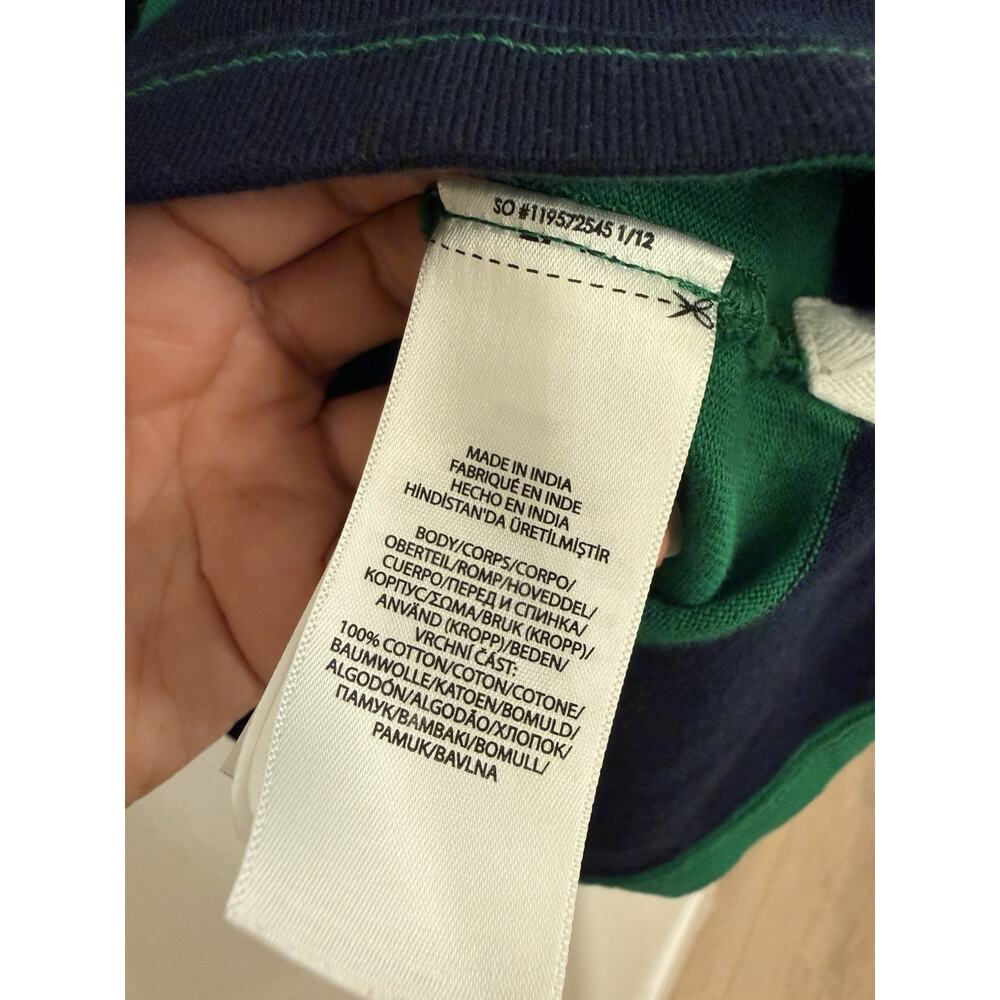 Ralph Lauren Rugby Women’s Polo Rare Colorway - Navy Blue Green Size Small - EUC - Picture 5 of 9